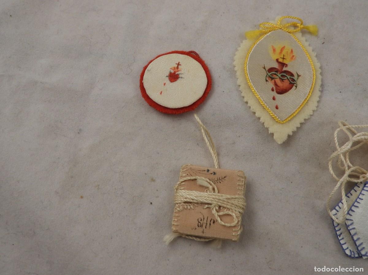Antig&uuml;edades: CONJUNTO DE DETENTES Y ESCAPULARIOS - Foto 4