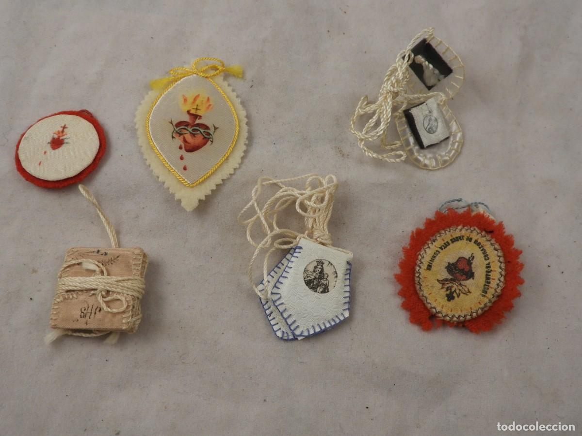 Antig&uuml;edades: CONJUNTO DE DETENTES Y ESCAPULARIOS - Foto 7