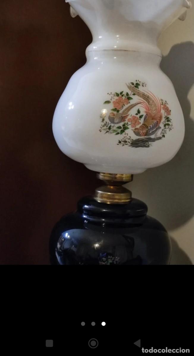 Antig&uuml;edades: Lampara quinqu&eacute; antigua - Foto 2