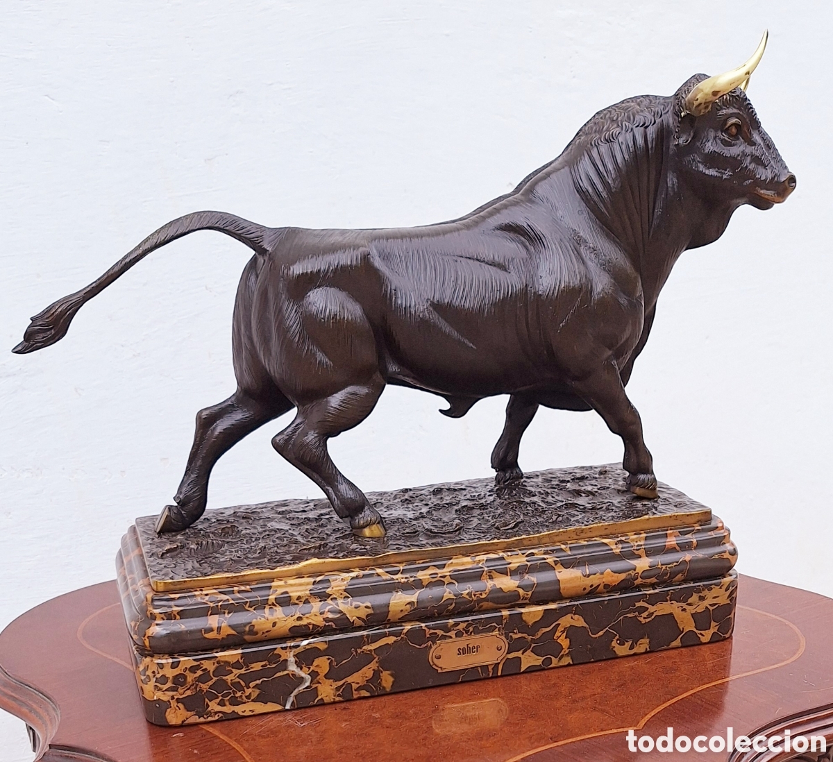 Antig&uuml;edades: Toro de bronce de Shoer - Foto 5
