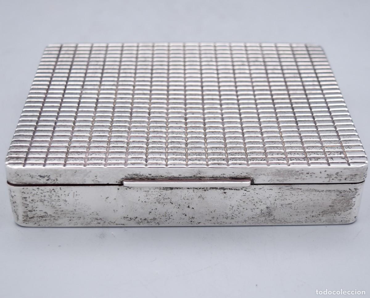 Antig&uuml;edades: Caja de plata .925 - Interior de madera - Foto 8