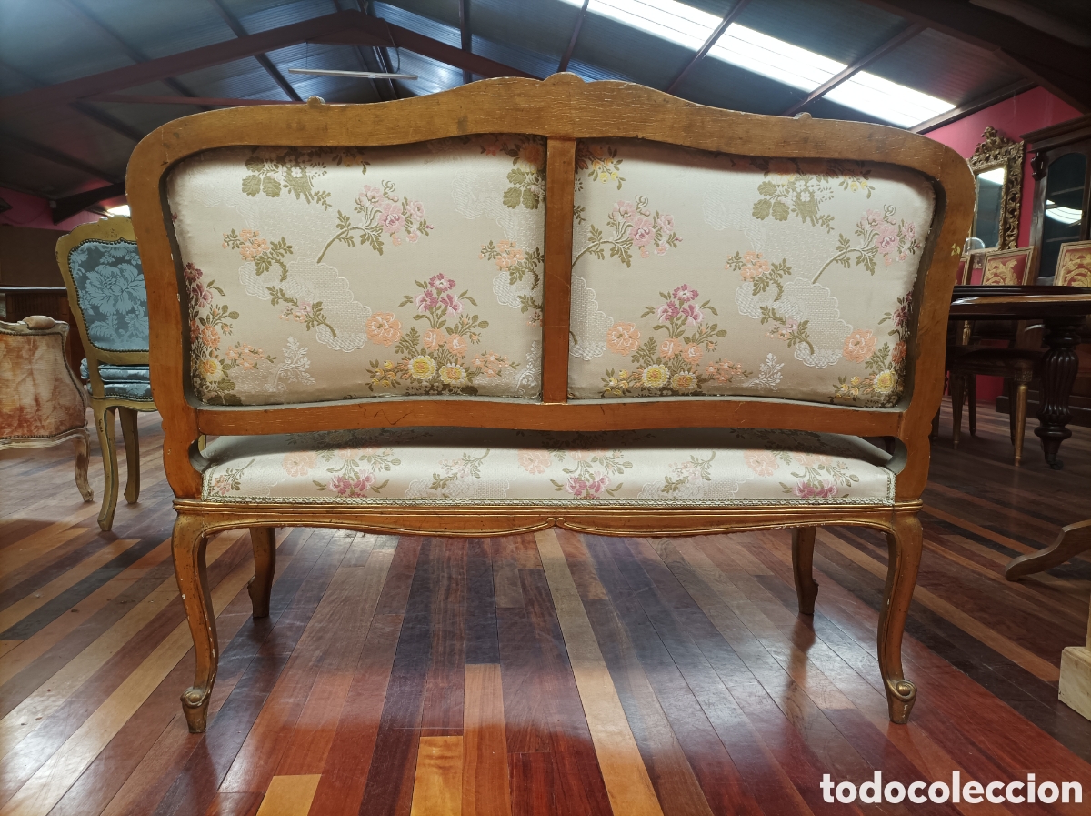 Antig&uuml;edades: Sill&oacute;n dos plazas antiguo - Foto 9