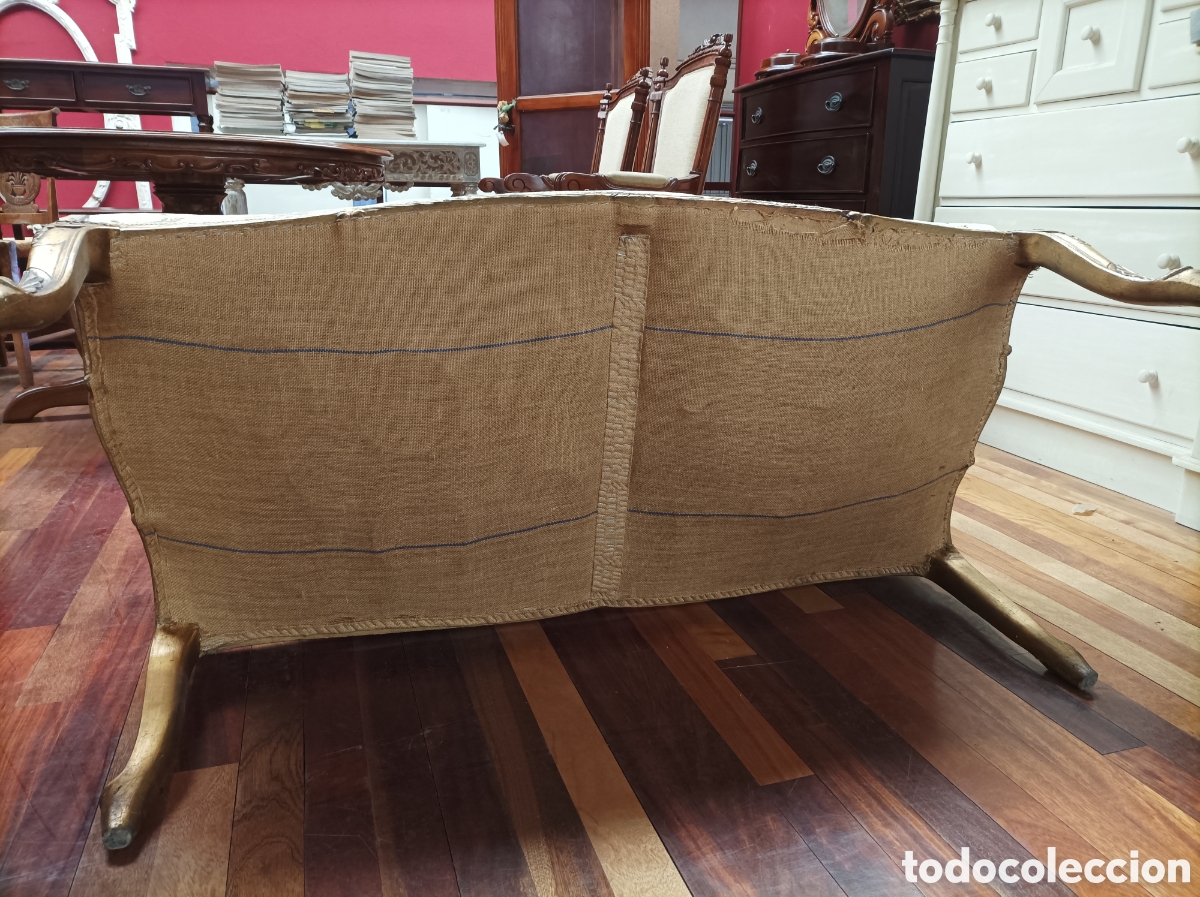 Antig&uuml;edades: Sill&oacute;n dos plazas antiguo - Foto 10