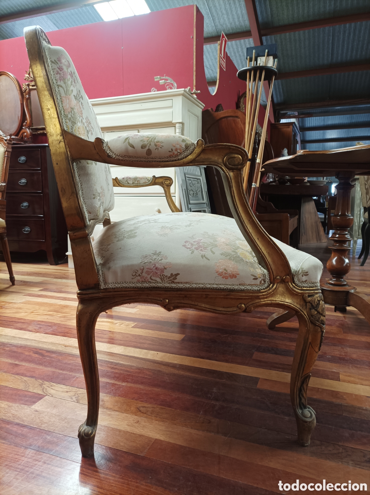 Antig&uuml;edades: Sill&oacute;n dos plazas antiguo - Foto 13