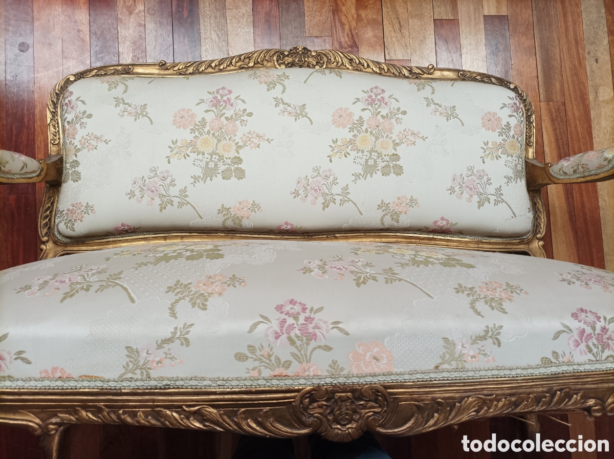 Antig&uuml;edades: Sill&oacute;n dos plazas antiguo - Foto 14
