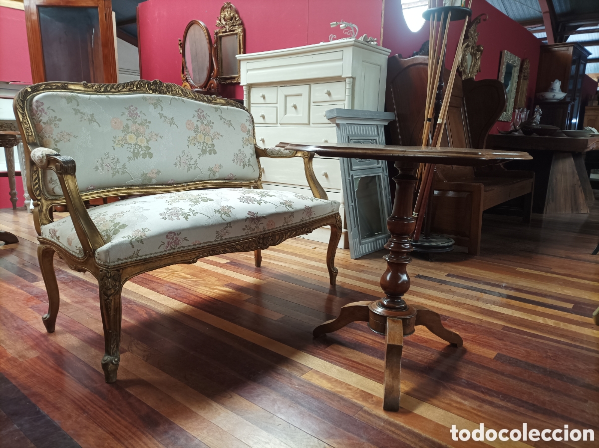 Antig&uuml;edades: Sill&oacute;n dos plazas antiguo - Foto 15