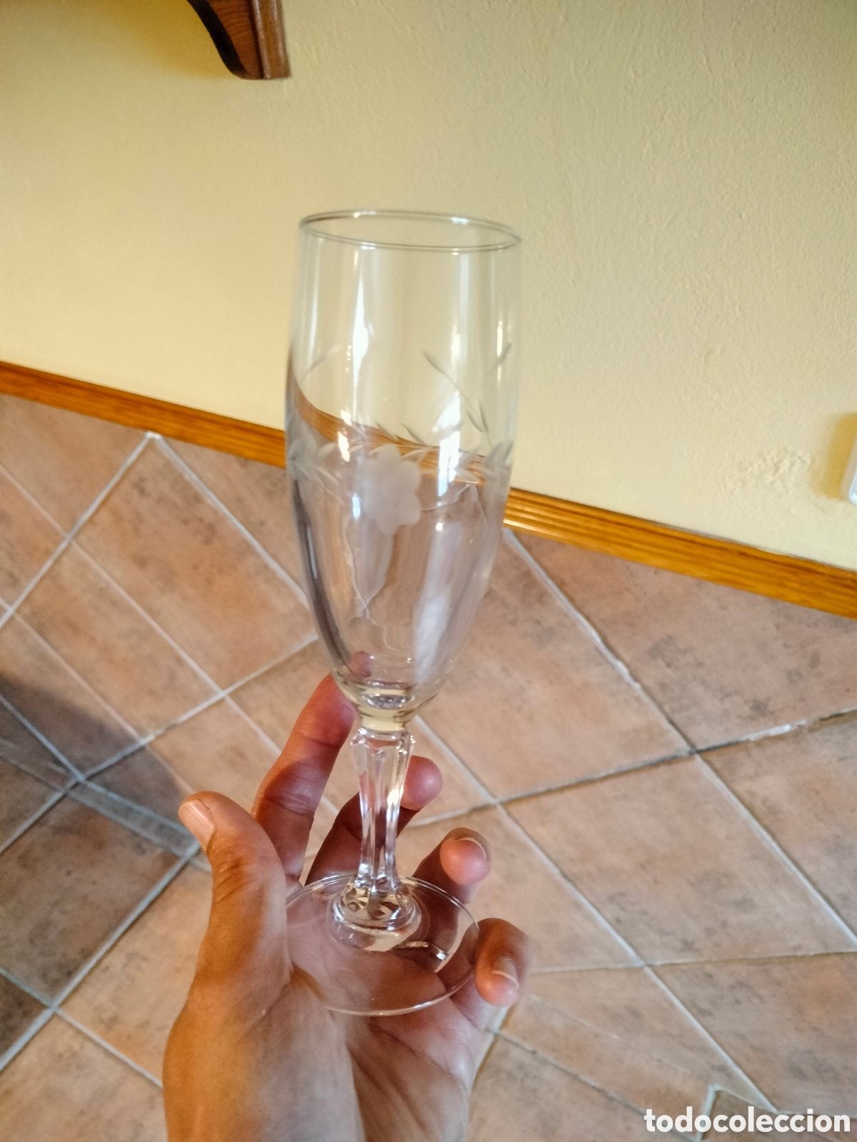 Antig&uuml;edades: Conjunto copas cristal - Foto 4