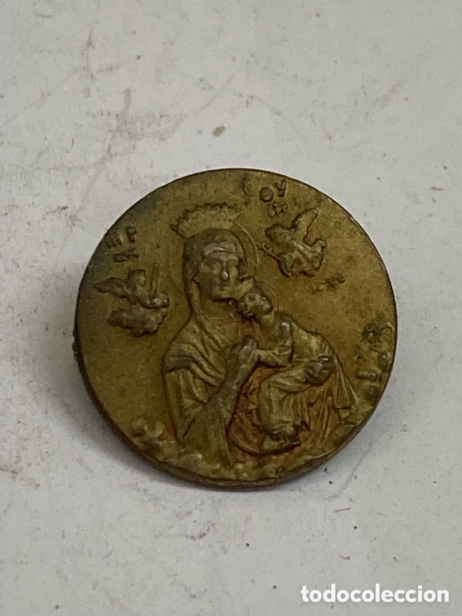 Antig&uuml;edades: Medalla broche religioso B19 - Foto 1