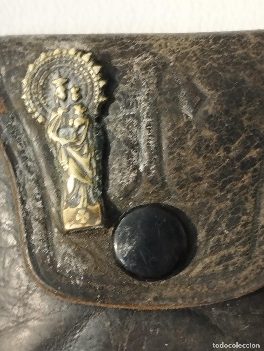 Antig&uuml;edades: PLACA DE LA VIRGEN DEL PILAR CON SU ESTUCHE - Foto 5