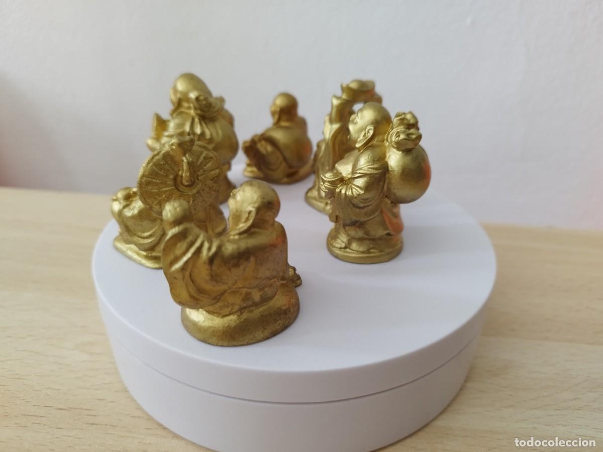 Antig&uuml;edades: Colecci&oacute;n de 6 Budas sonrientes Nuevos - Foto 4