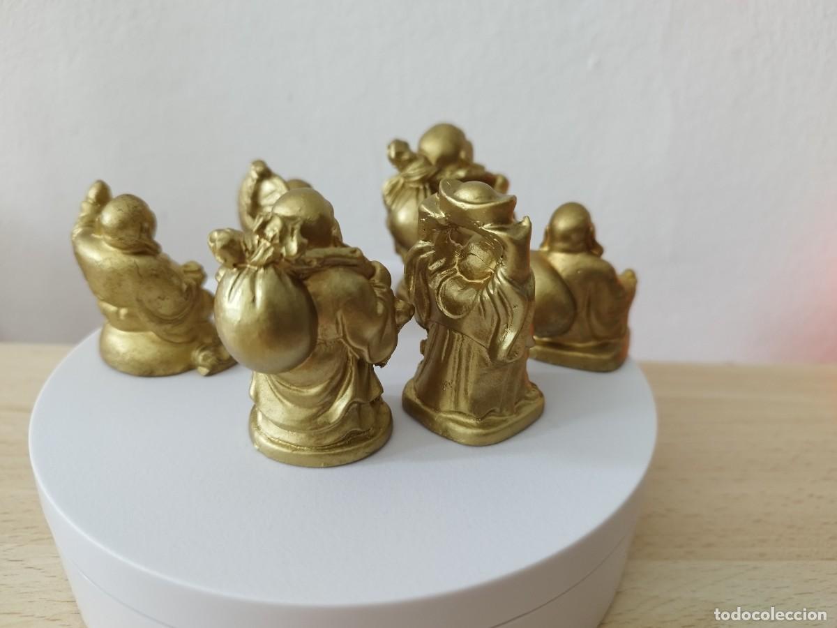 Antig&uuml;edades: Colecci&oacute;n de 6 Budas sonrientes Nuevos - Foto 5