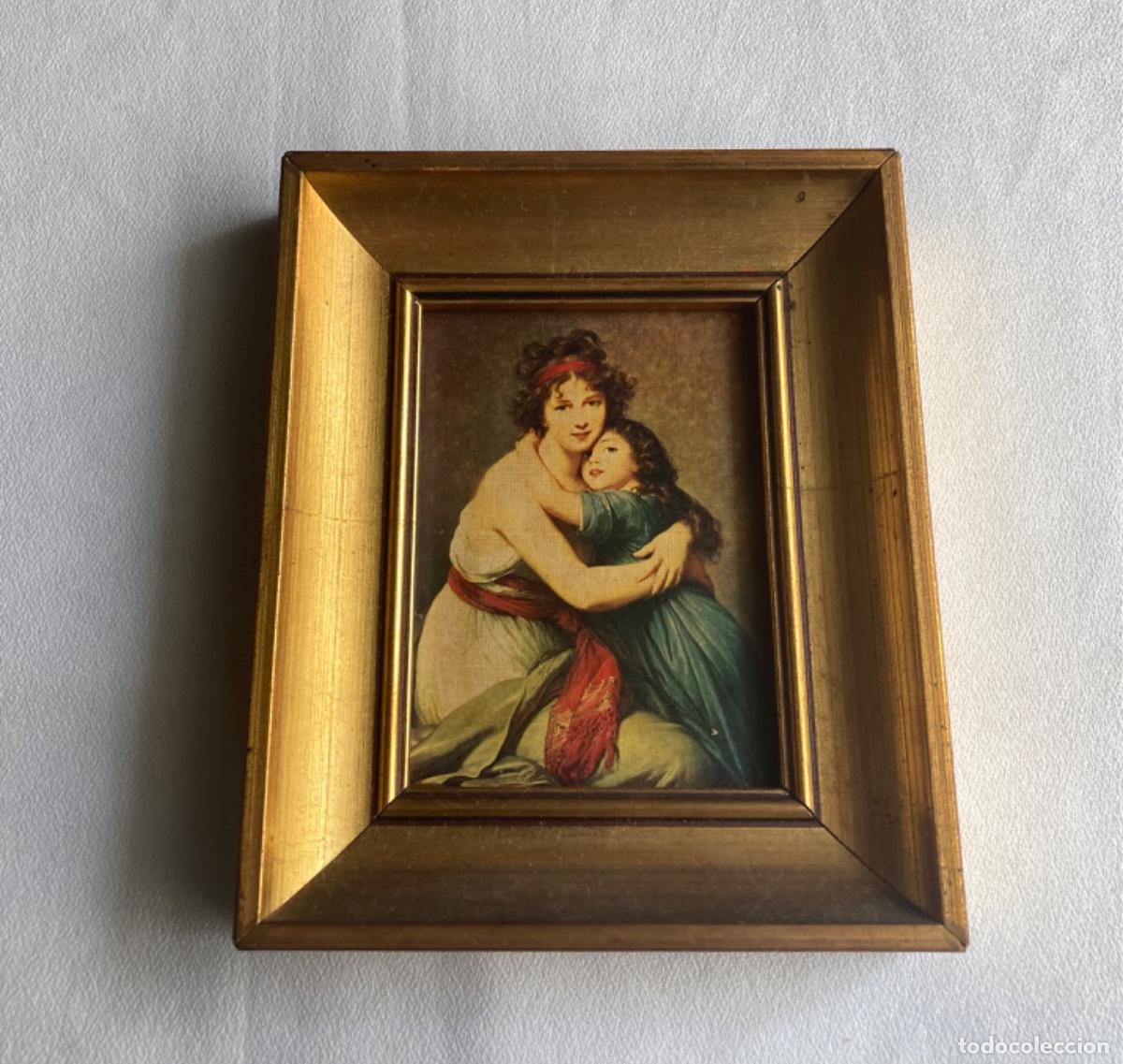Antig&uuml;edades: Marco dorado peque&ntilde;o - Foto 1