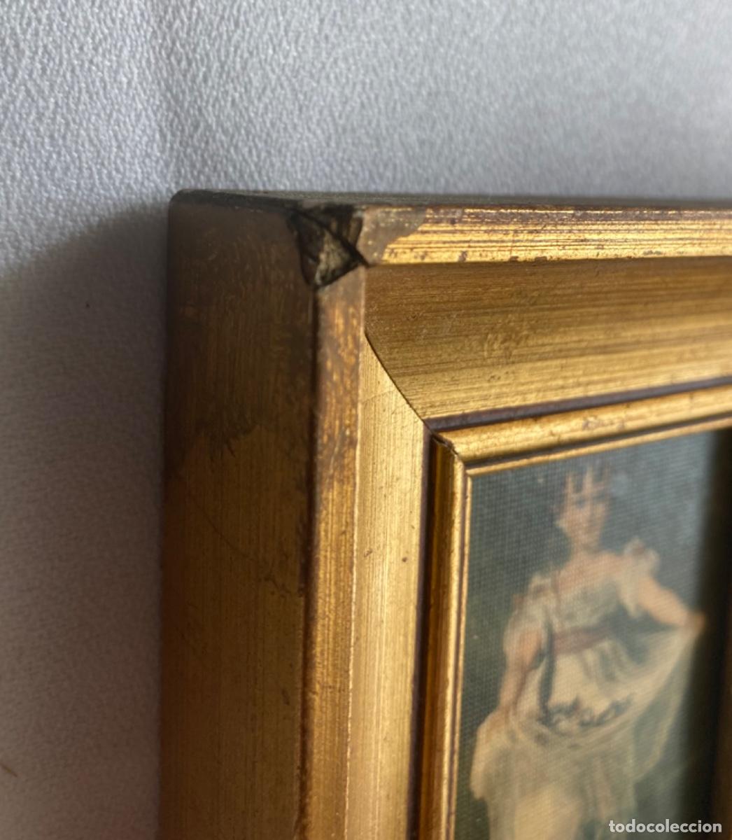 Antig&uuml;edades: Marco dorado peque&ntilde;o - Foto 2