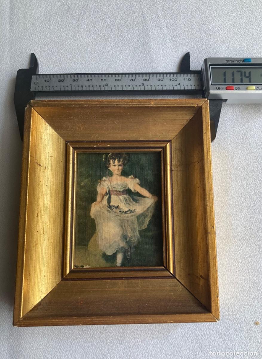 Antig&uuml;edades: Marco dorado peque&ntilde;o - Foto 5