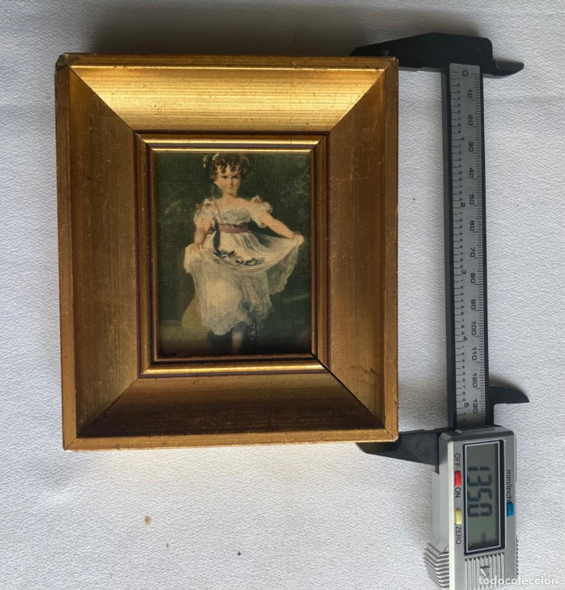 Antig&uuml;edades: Marco dorado peque&ntilde;o - Foto 6