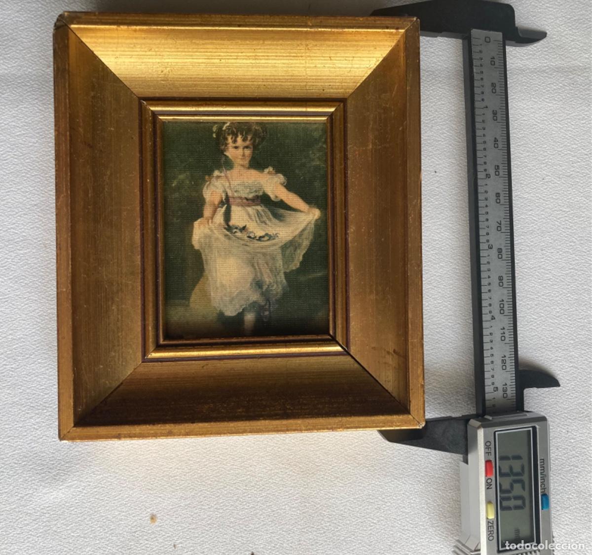 Antig&uuml;edades: Marco dorado peque&ntilde;o - Foto 7