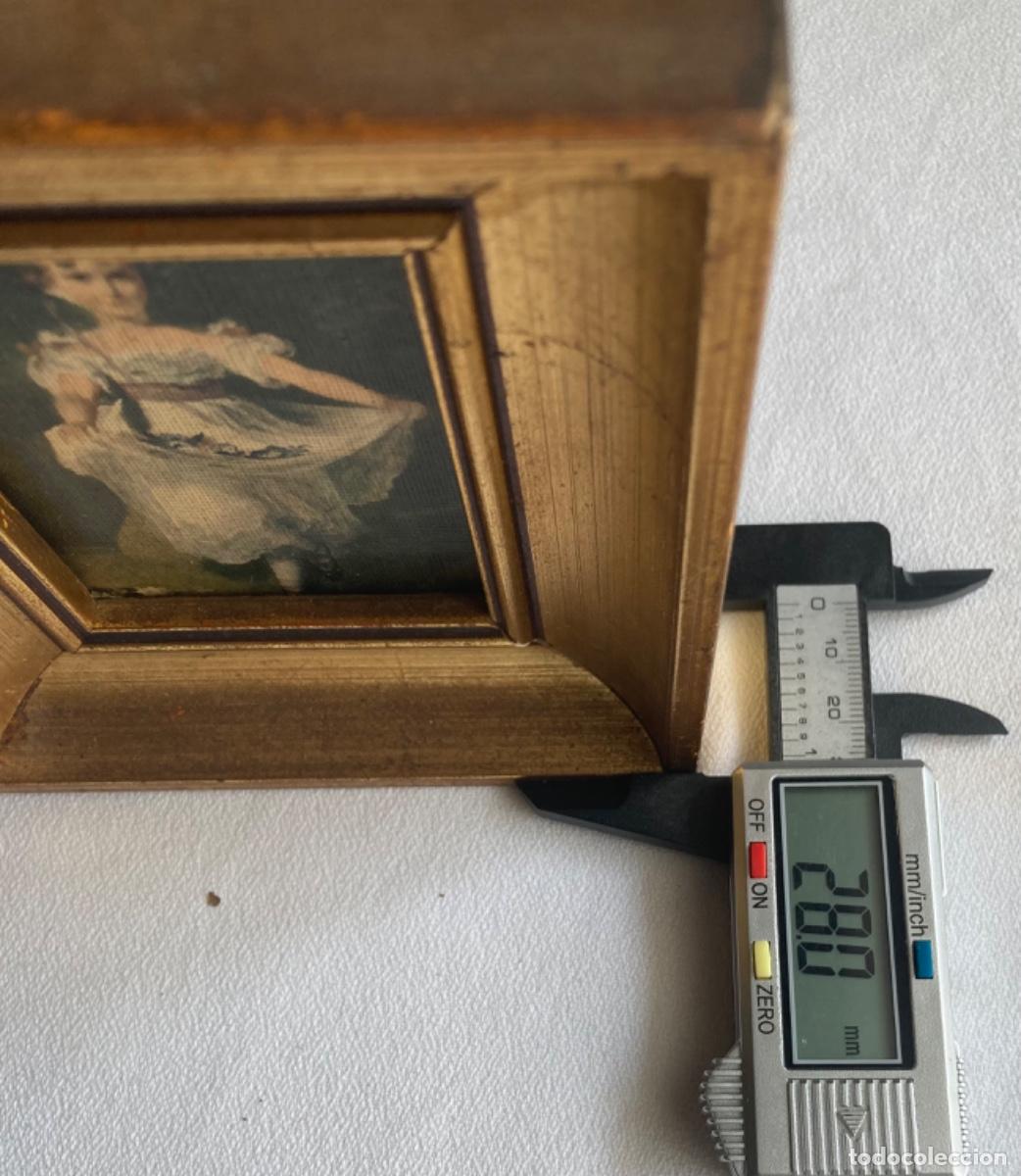 Antig&uuml;edades: Marco dorado peque&ntilde;o - Foto 8