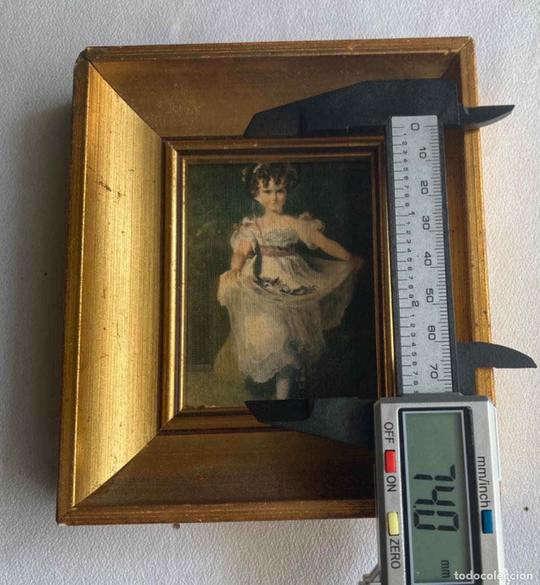 Antig&uuml;edades: Marco dorado peque&ntilde;o - Foto 10