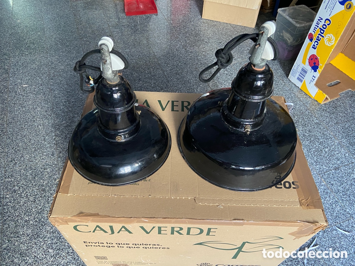 Antig&uuml;edades: L&aacute;mparas esmaltadas EGSA - Foto 1