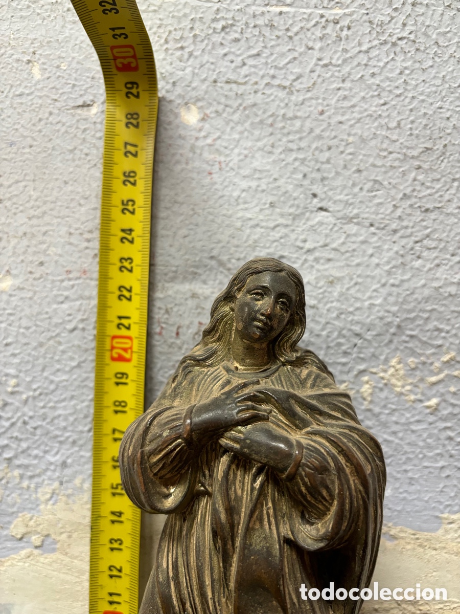 Antig&uuml;edades: Bronce Inmaculada Concepci&oacute;n - Foto 2
