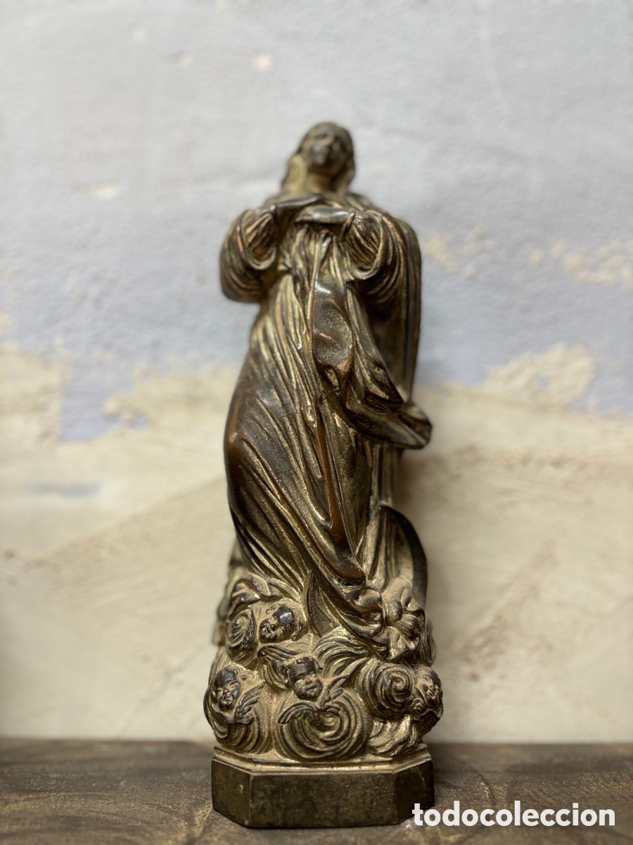 Antig&uuml;edades: Bronce Inmaculada Concepci&oacute;n - Foto 5