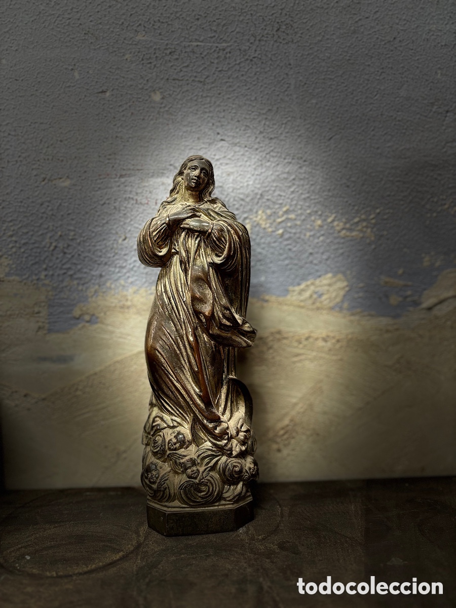 Antig&uuml;edades: Bronce Inmaculada Concepci&oacute;n - Foto 1