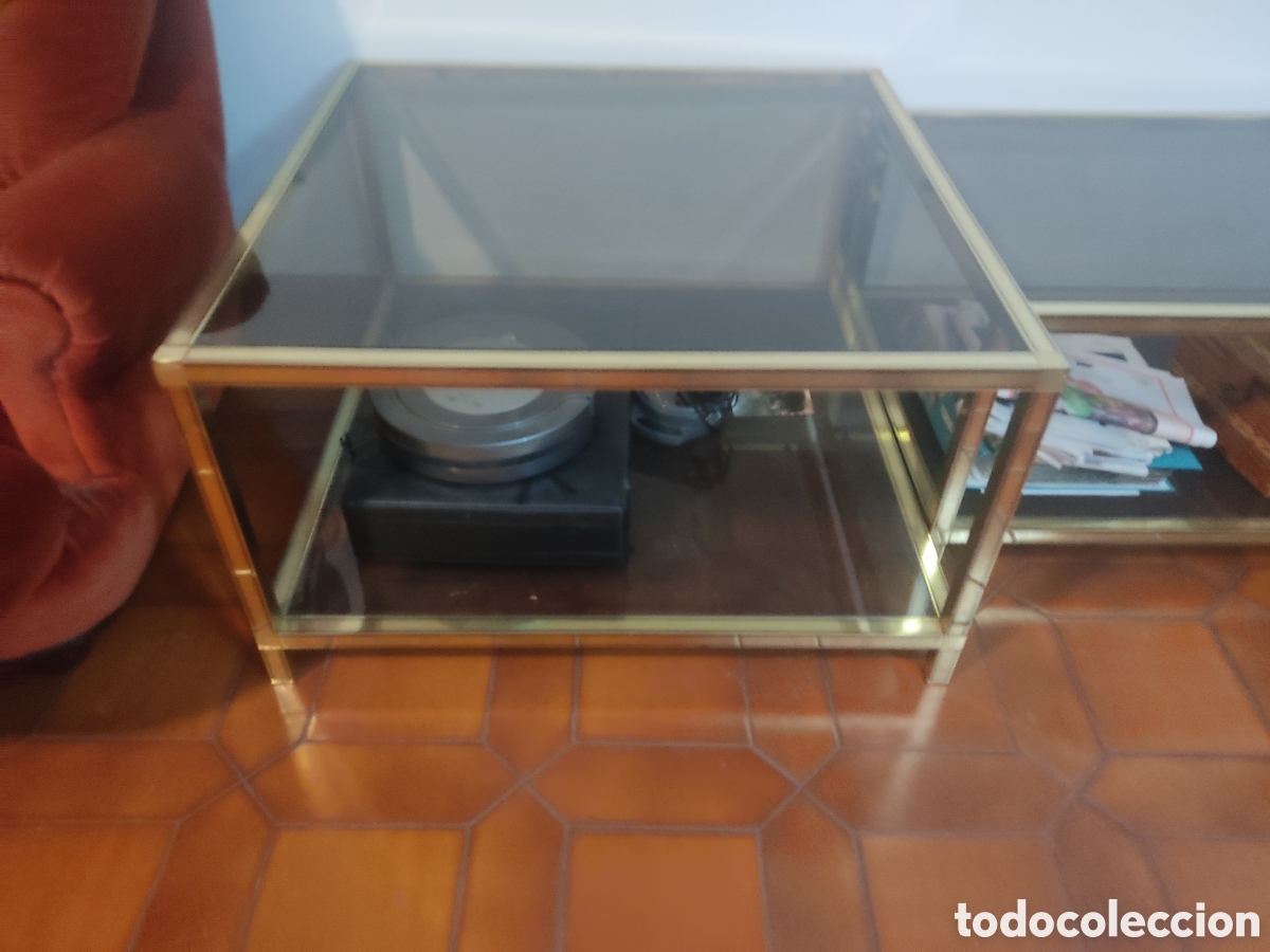 Antig&uuml;edades: Mesa cristal (2 unidades) - Foto 4