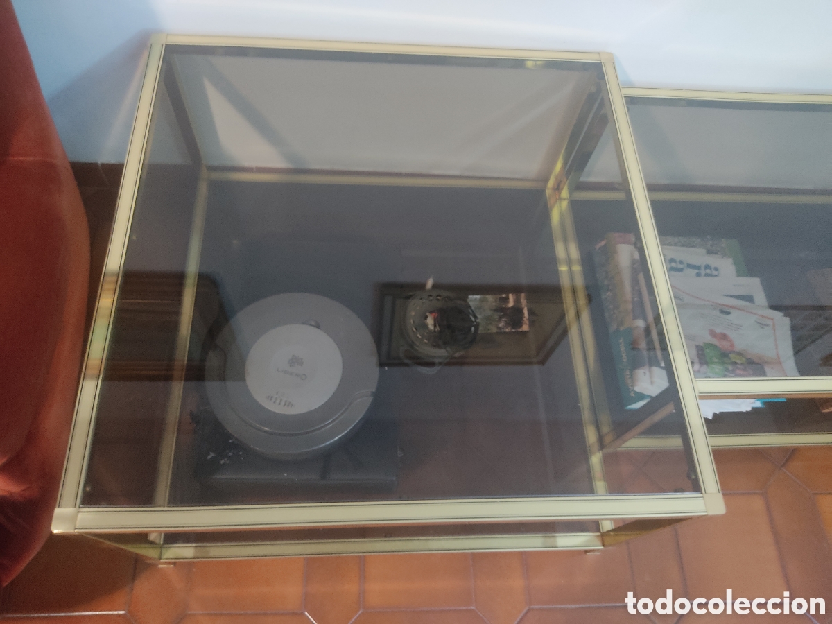 Antig&uuml;edades: Mesa cristal (2 unidades) - Foto 6