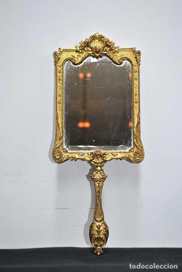 Antig&uuml;edades: ESPEJO DE TOCADOR ESTILO ISABELINO - Foto 2