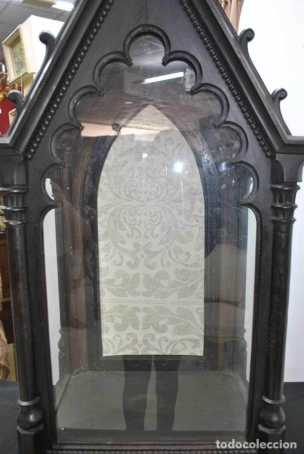 Antig&uuml;edades: CAPILLA ANTIGUA TALLADA ESTILO G&Oacute;TICO - Foto 7