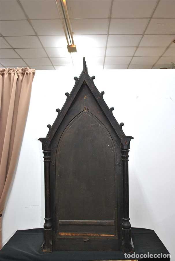 Antig&uuml;edades: CAPILLA ANTIGUA TALLADA ESTILO G&Oacute;TICO - Foto 9