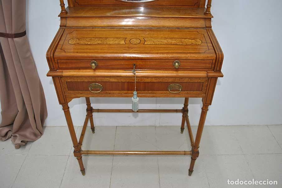 Antig&uuml;edades: ESCRITORIO ANTIGUO DE ESTILO MODERNISTA - Foto 3