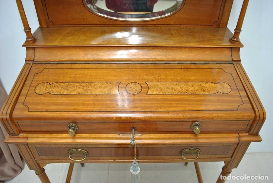 Antig&uuml;edades: ESCRITORIO ANTIGUO DE ESTILO MODERNISTA - Foto 4
