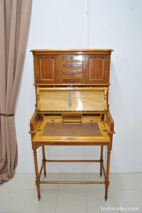 Antig&uuml;edades: ESCRITORIO ANTIGUO DE ESTILO MODERNISTA - Foto 6