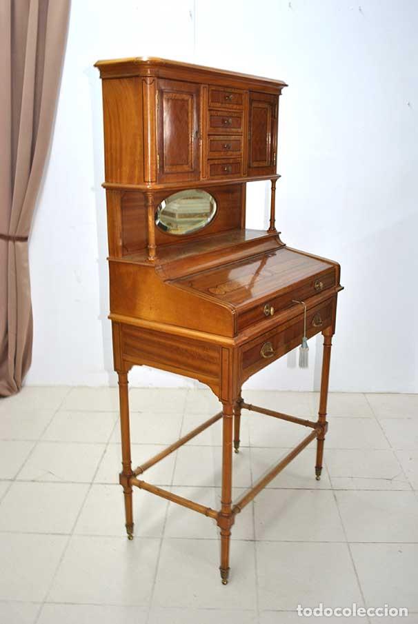 Antig&uuml;edades: ESCRITORIO ANTIGUO DE ESTILO MODERNISTA - Foto 10