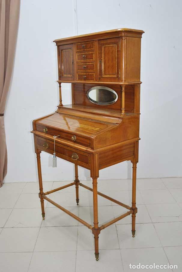 Antig&uuml;edades: ESCRITORIO ANTIGUO DE ESTILO MODERNISTA - Foto 11