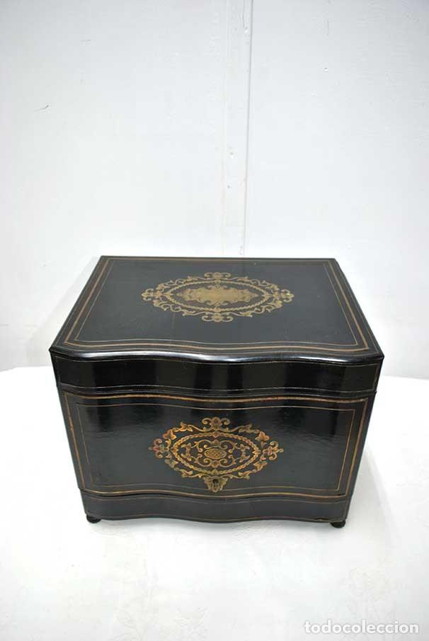 Antig&uuml;edades: CAJA LICORERA NAPOLE&Oacute;N III - Foto 2