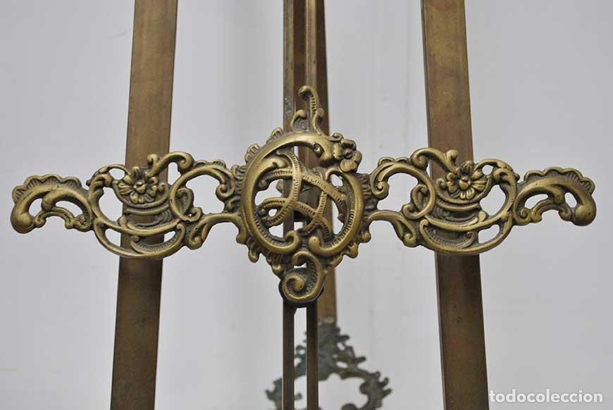 Antig&uuml;edades: ATRIL O CABALLETE DE BRONCE ESTILO LUIS XV - Foto 5