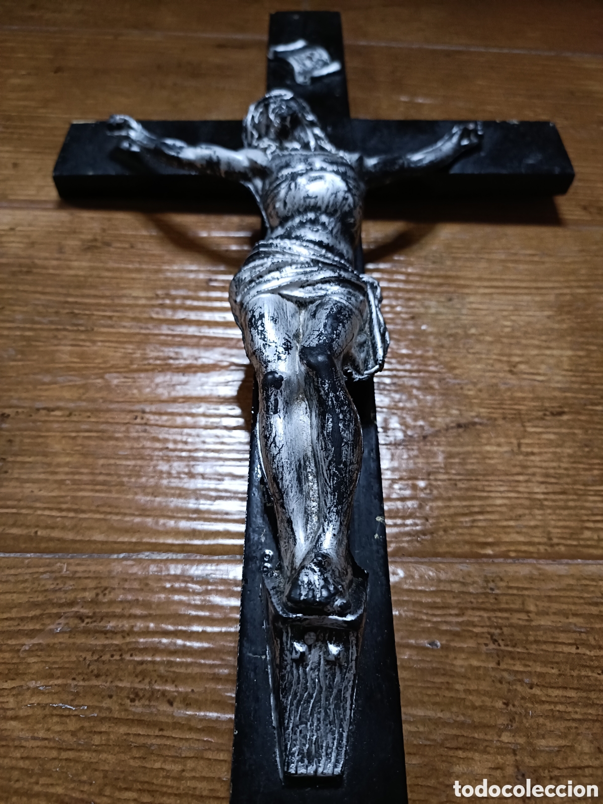 Antig&uuml;edades: Cruz, Cristo Crucificado (45 cm) - Foto 3