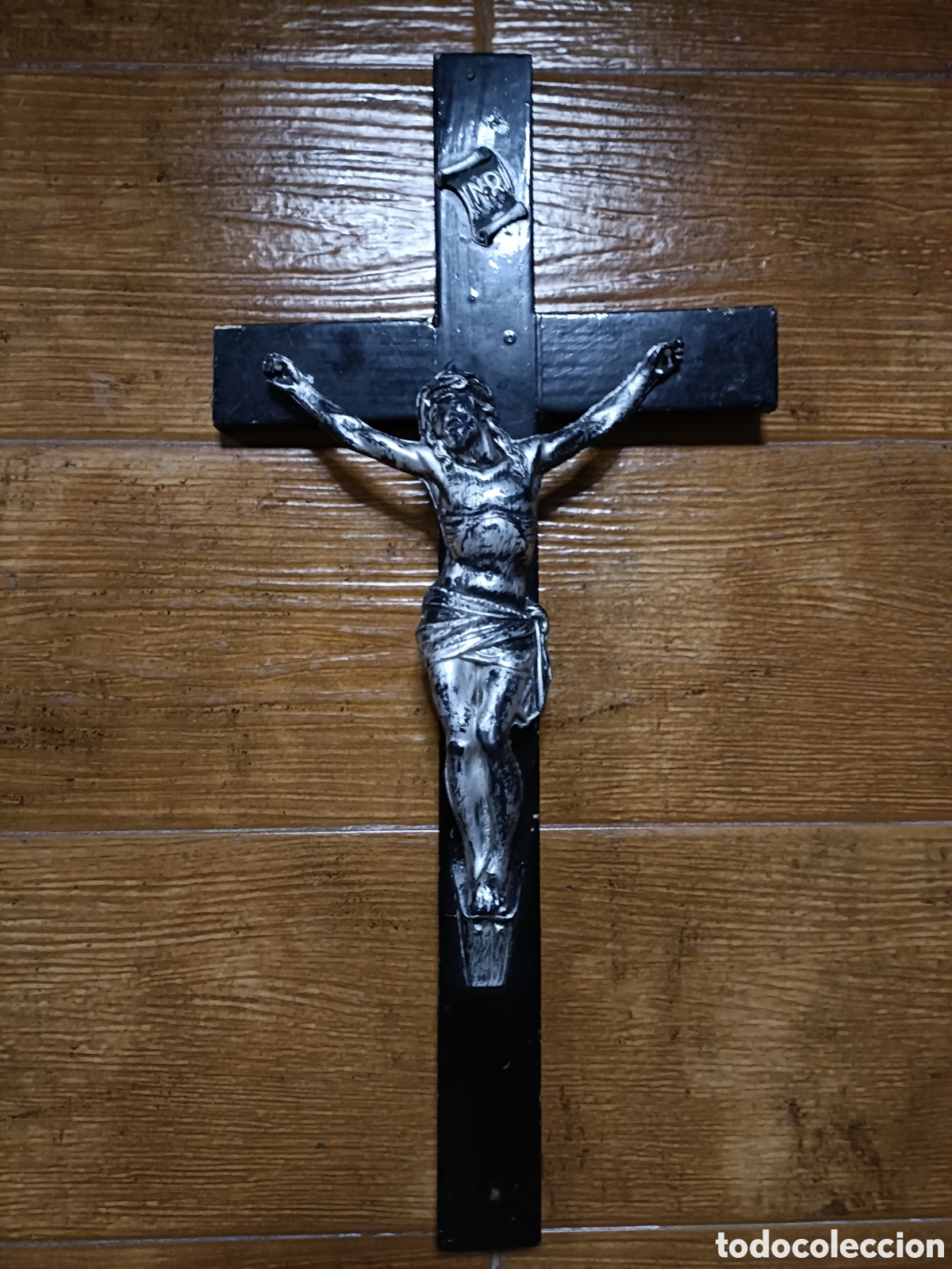 Antig&uuml;edades: Cruz, Cristo Crucificado (45 cm) - Foto 1