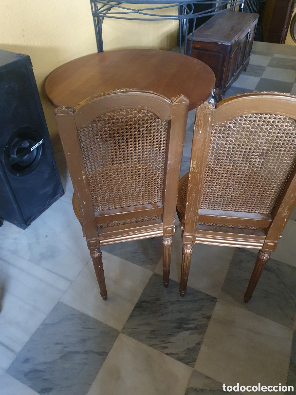 Antig&uuml;edades: Pareja de sillas - Foto 3