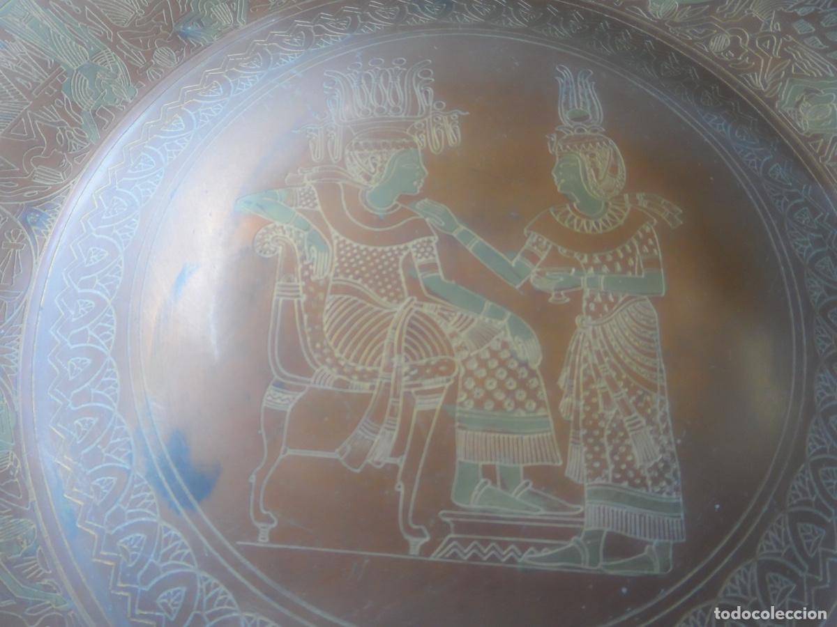 Antig&uuml;edades: PLATO COBRE EGIPCIO 20 CMS - Foto 2