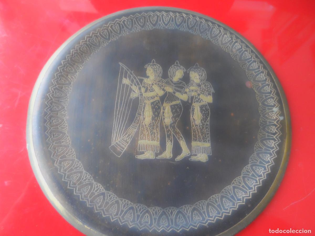 Antig&uuml;edades: PLATO COBRE EGIPCIO 15 CMS - Foto 1