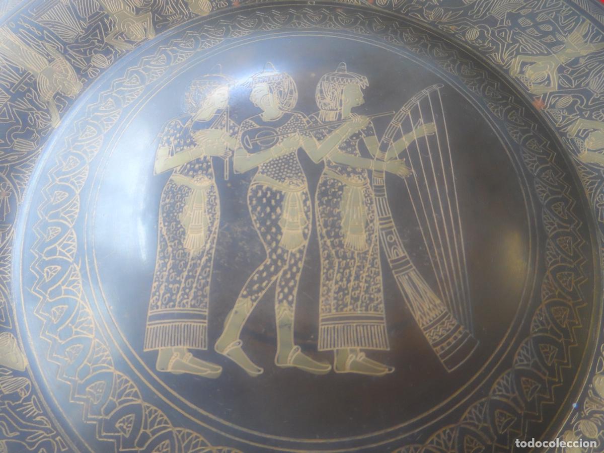 Antig&uuml;edades: PLATO COBRE EGIPCIO 19 CMS - Foto 2