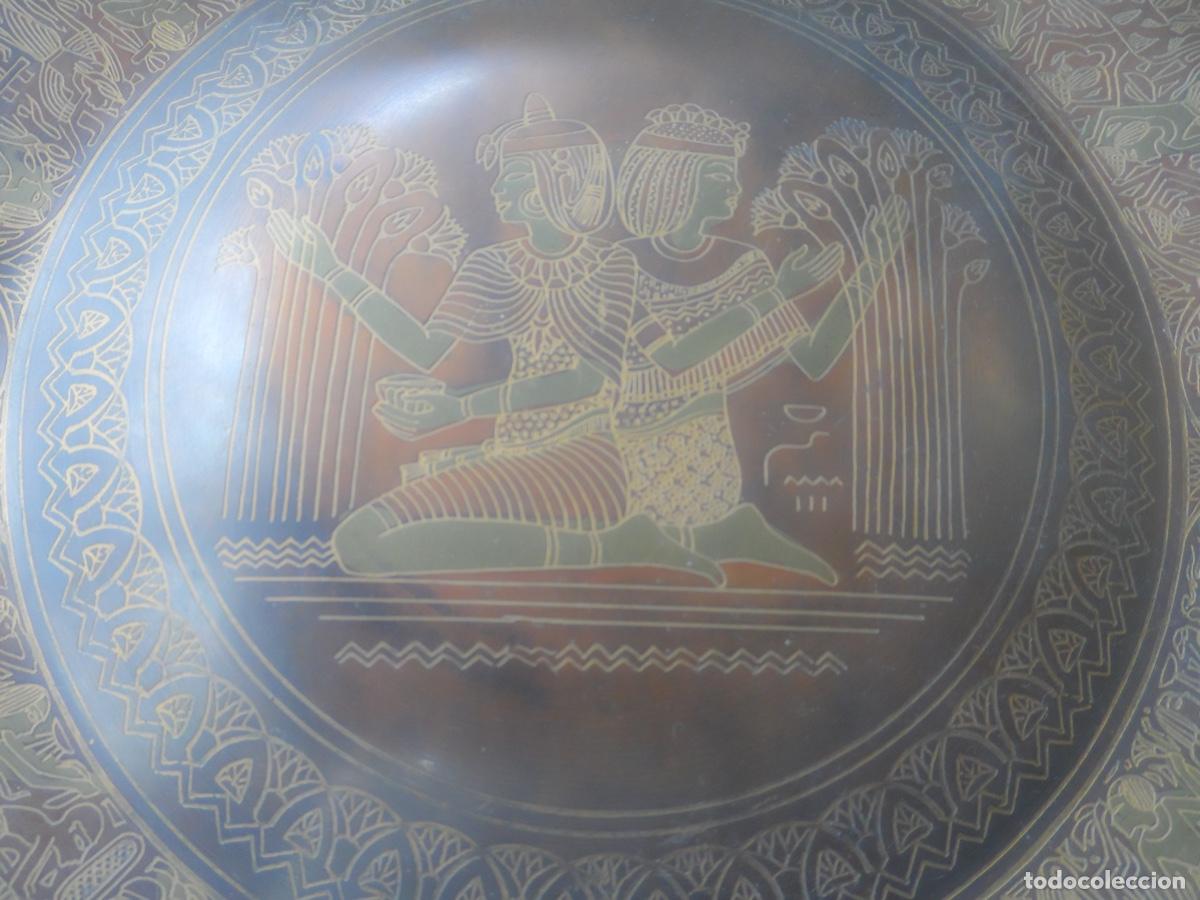 Antig&uuml;edades: PLATO COBRE EGIPCIO 19 CMS - Foto 2