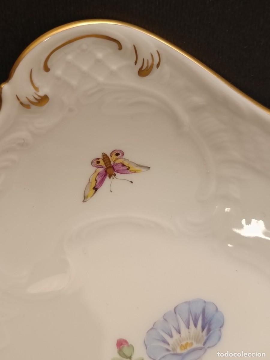 Antig&uuml;edades: CENTRO CON FORMA DE CONCHA EN PORCELANA KPM - Foto 6