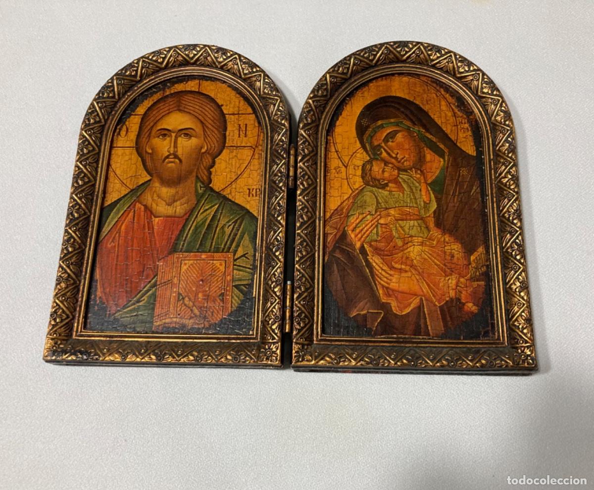 Antig&uuml;edades: D&Iacute;PTICO PANTOCRATOR Y VIRGEN - Foto 1