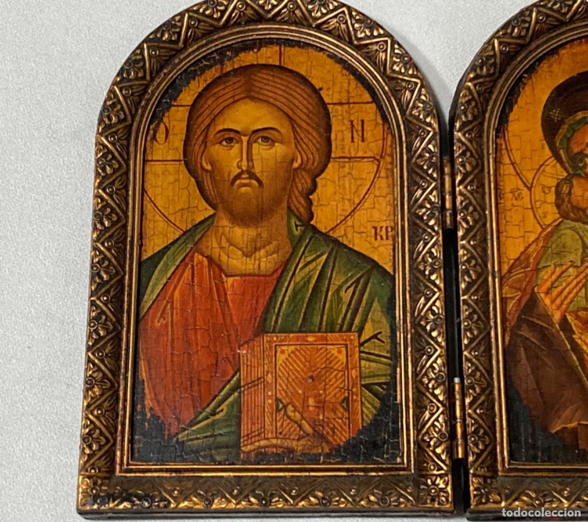 Antig&uuml;edades: D&Iacute;PTICO PANTOCRATOR Y VIRGEN - Foto 2