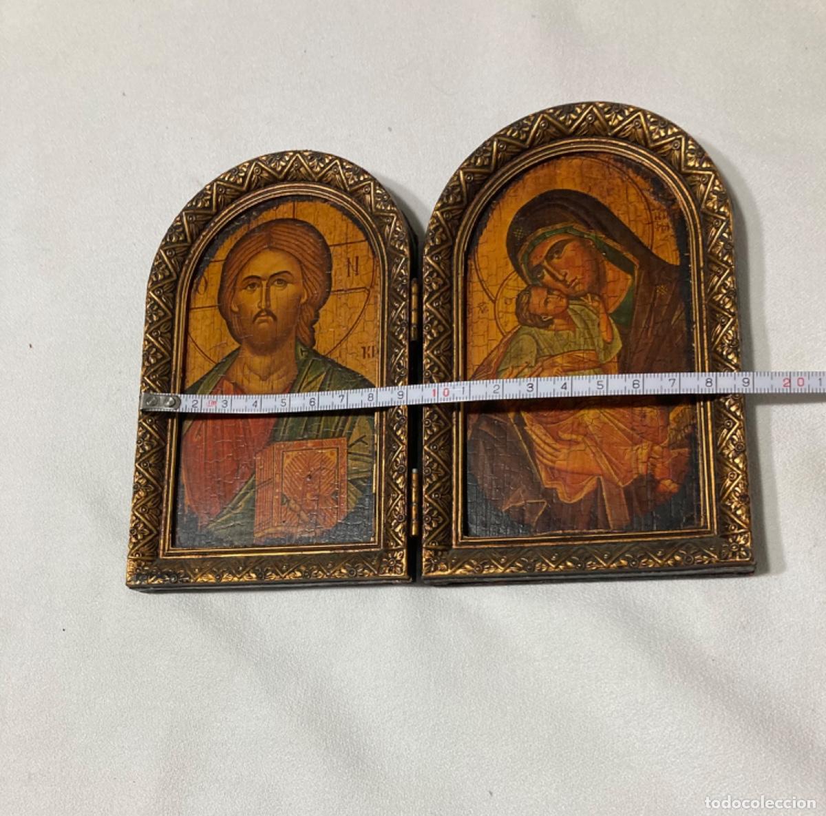 Antig&uuml;edades: D&Iacute;PTICO PANTOCRATOR Y VIRGEN - Foto 13