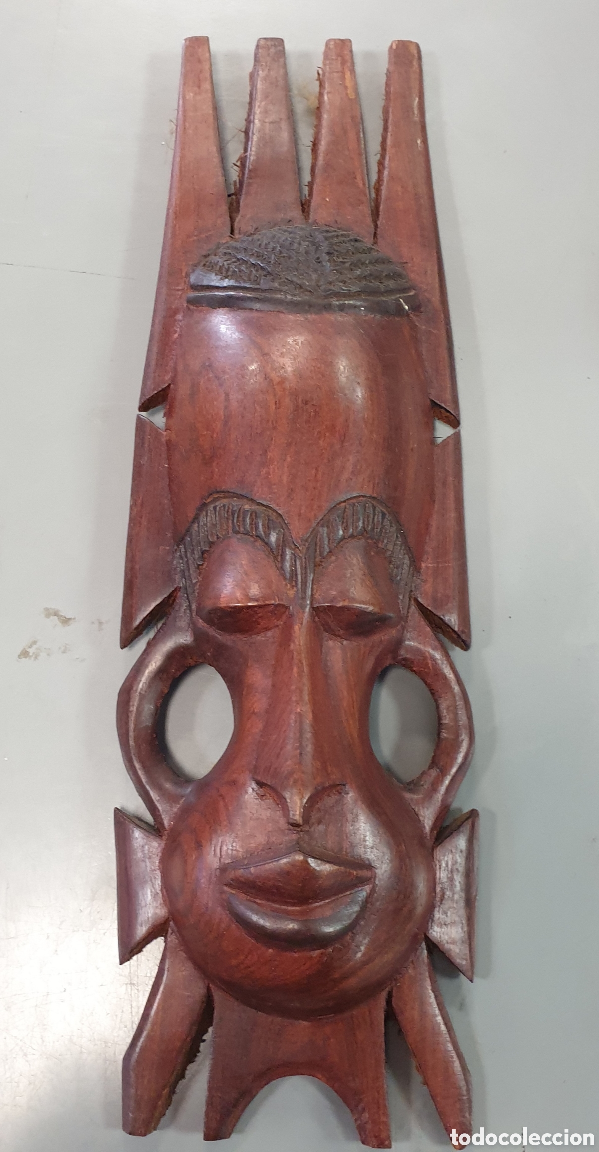 Antig&uuml;edades: Mascara AFRICANA madera - Foto 1